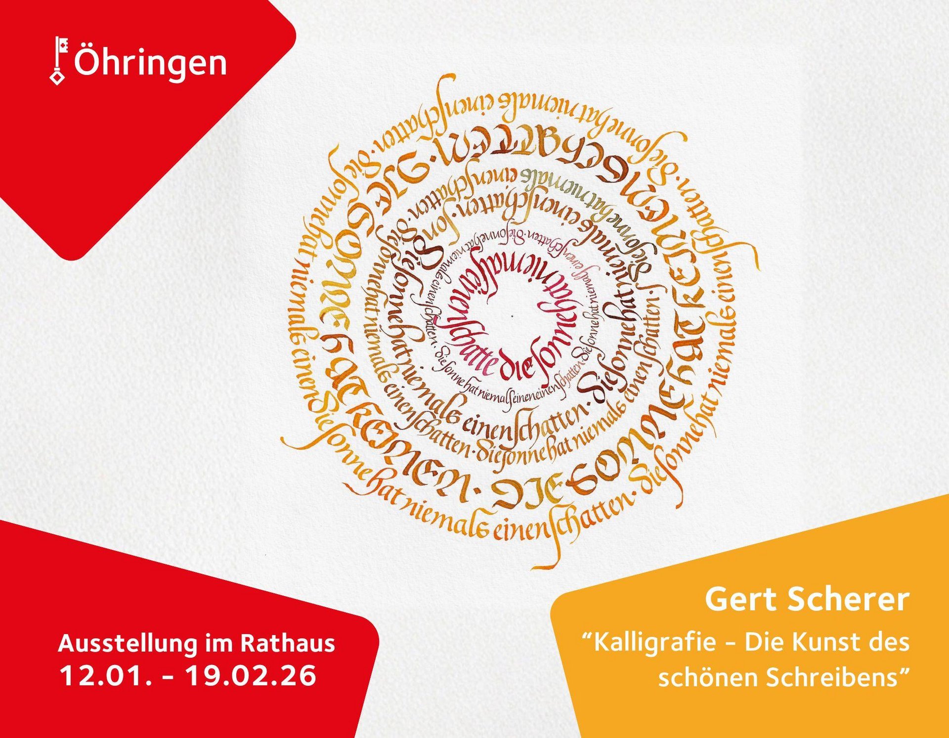 Gert Scherer Kalligrafie
