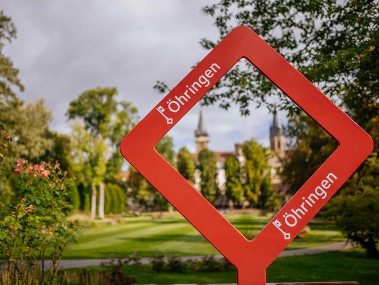 Selfie Point mit Blick auf das Schloss Selfie Point mit Blick auf das Schloss