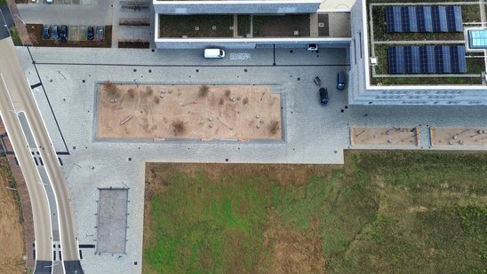 Klimasteine als Pflasterbelag
