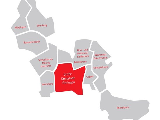 Gemarkung der Großen Kreisstadt Öhringen