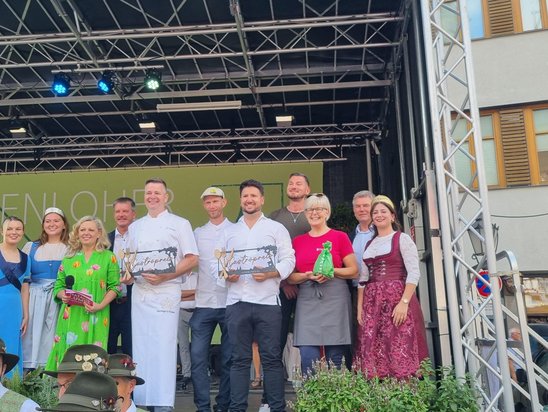 Strahlende Gewinner