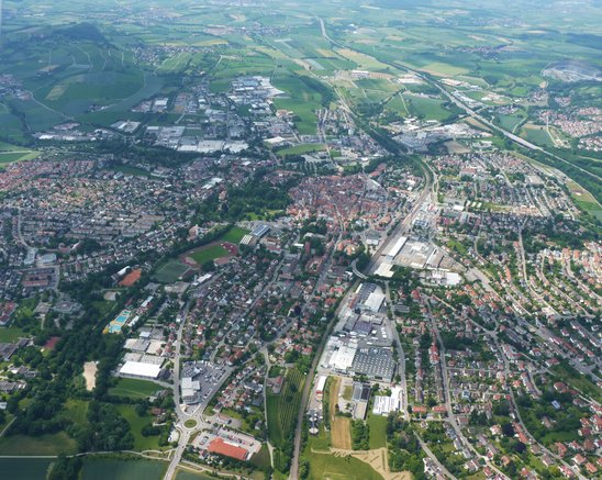 Luftbild Stadt Öhringen