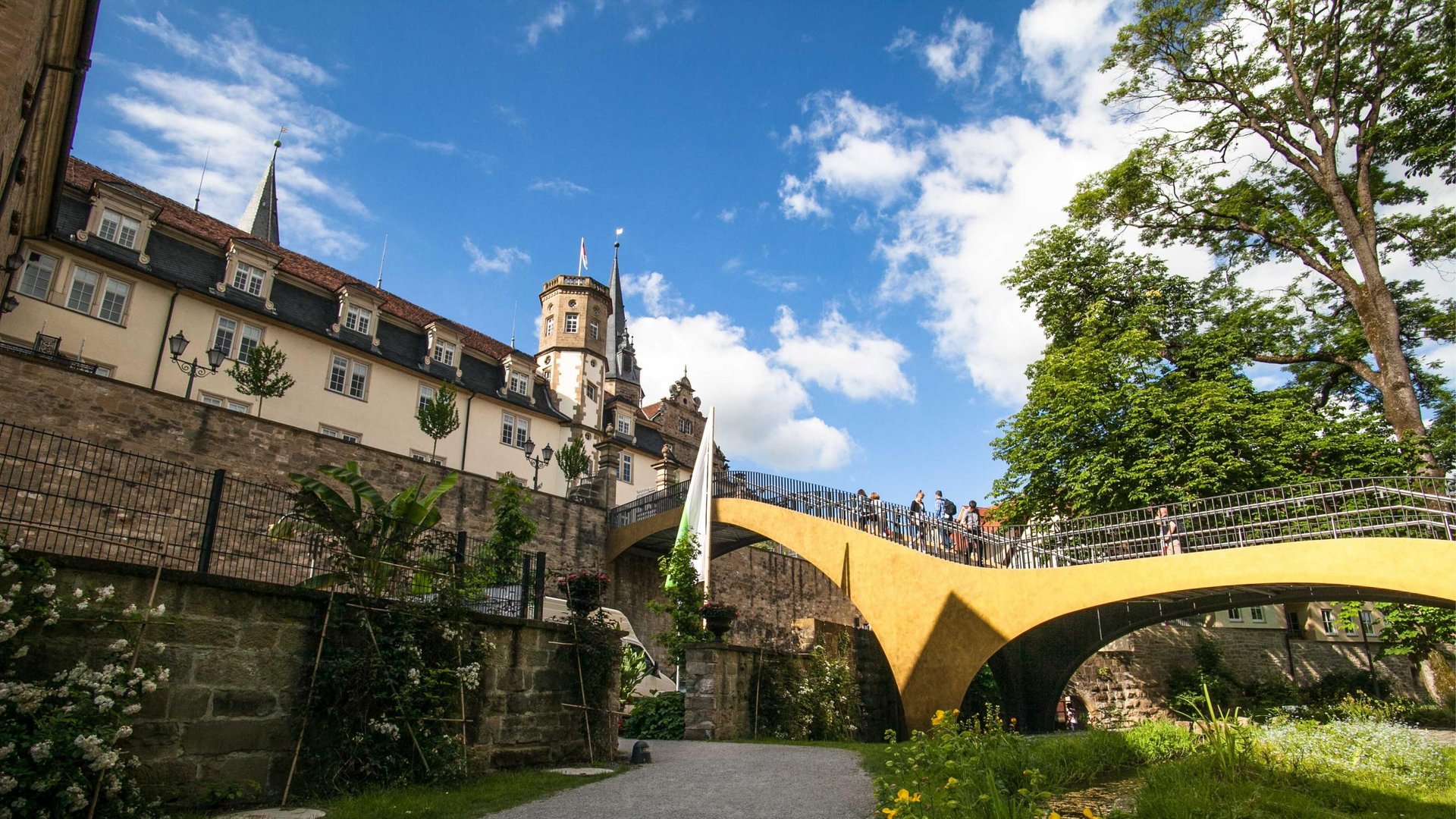 Schloss Öhringen Ansicht von unten